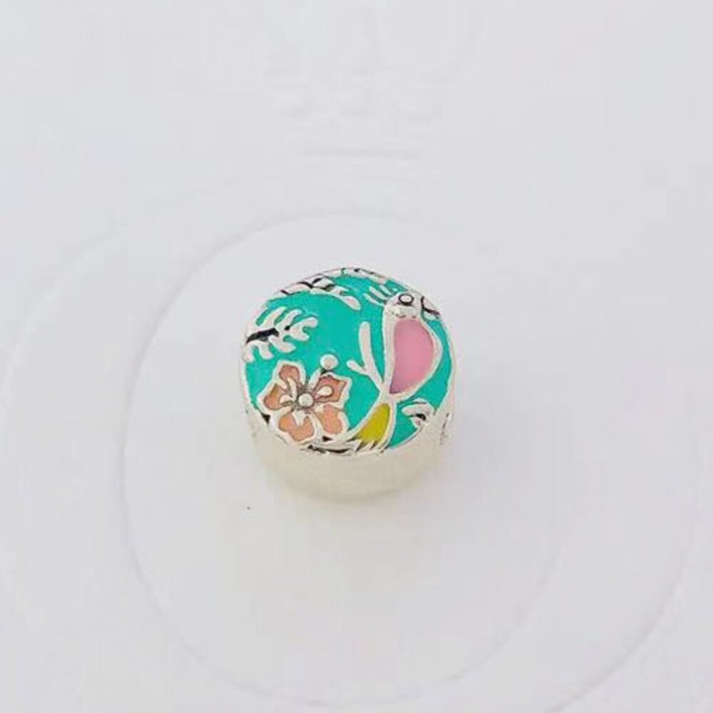 Pandora Disney Enchanted Tiki Room Silver Charm